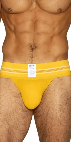 Bas306 Original Number 10 Jockstrap Color Yellow Yellow