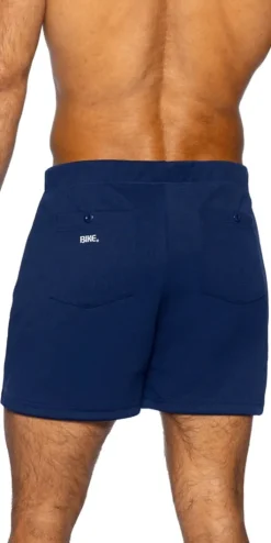 Bike Athletic Bam207 Coaches Short 5 Inch Inseam Color Navy
