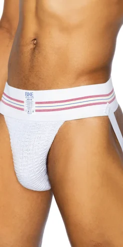 Bike Athletic Bas306 Original Number 10 Jockstrap Color White