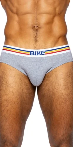 Bike Athletic Bas327 Stretch Cotton Brief Color Gray