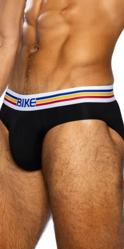 Bike Athletic Bas327 Stretch Cotton Brief Color Black