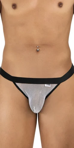 Candyman 99933 Bikini White Mesh