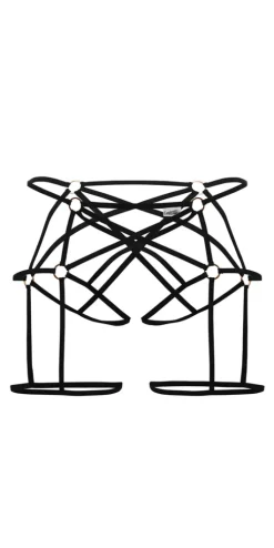 Candyman 99646 Cage Jockstrap Black