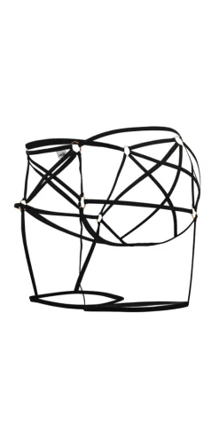 Candyman 99646 Cage Jockstrap Black