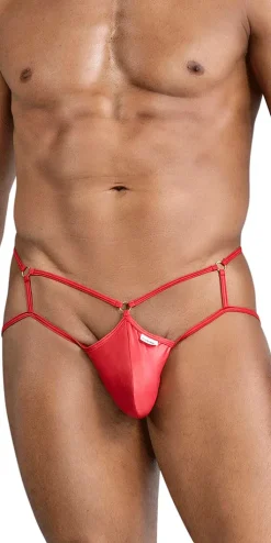 Candyman 99831 Cage Jockstrap Red