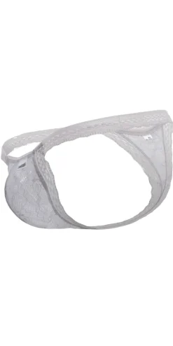 Candyman 99420 Double Lace Thongs Gray