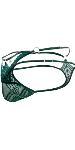Candyman 99547 Double Thongs Hunter Green