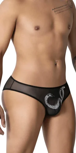 Candyman 99871 Egyptian Briefs Black-white