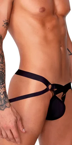 Candyman 99761 Jock G-string Black