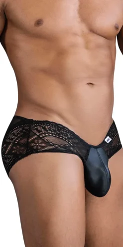 Candyman 99863 Lace Briefs Black