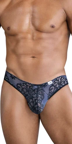 Candyman 99830 Lace Briefs Black-navy