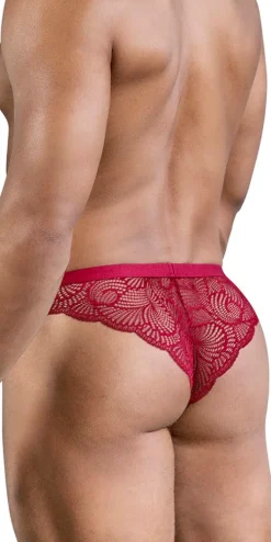Candyman 99868 Lace Briefs Wine