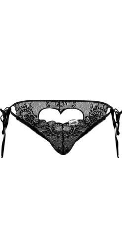 Candyman 99579 Lace Heart Bikini Black
