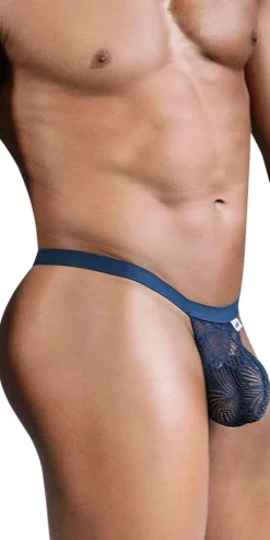 Candyman 99823 Lace Thongs Blue
