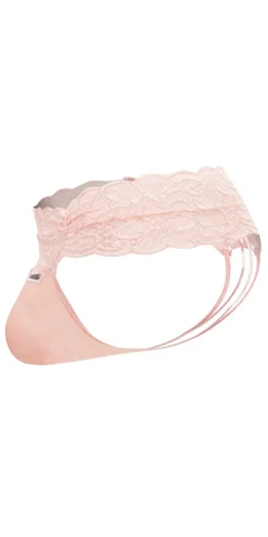 Candyman 99595 Lace Thongs Rose