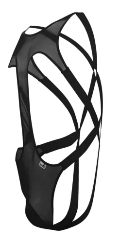 Candyman 99643 Mesh Bodysuit Black