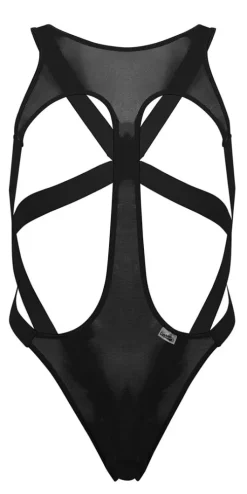 Candyman 99643 Mesh Bodysuit Black