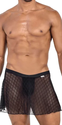 Candyman 99813 Mesh Skirt Black