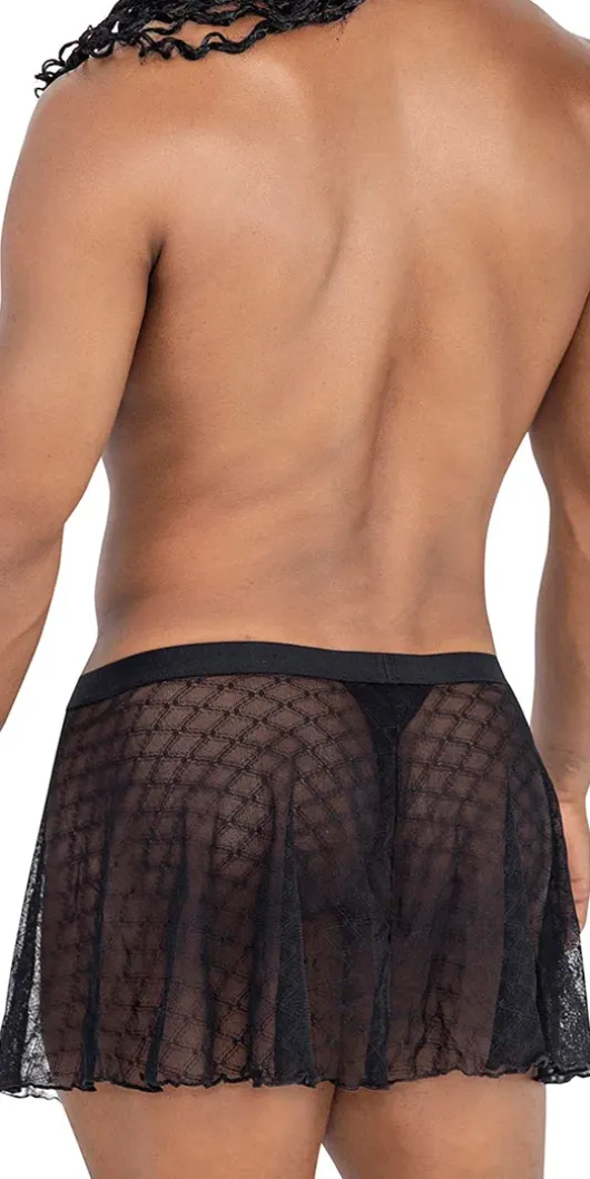 Candyman 99813 Mesh Skirt Black
