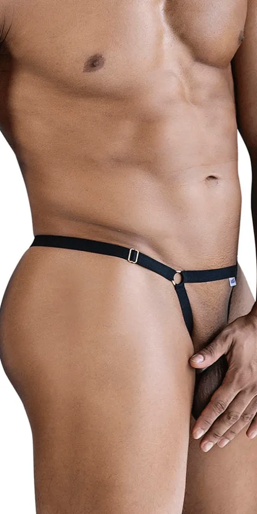 Candyman 99852 Nudist Thongs Black