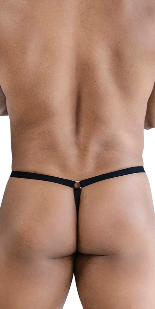 Candyman 99852 Nudist Thongs Black