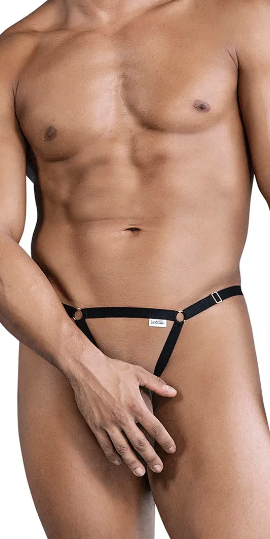 Candyman 99852 Nudist Thongs Black