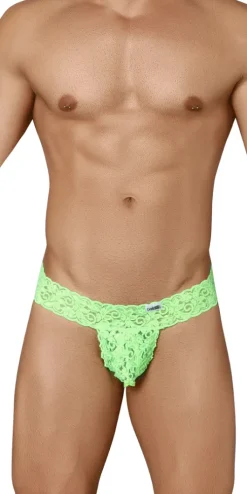 Candyman 99315 Peek A Boo Thongs Green