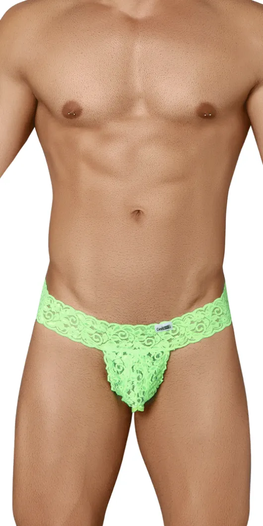 Candyman 99315 Peek A Boo Thongs Green