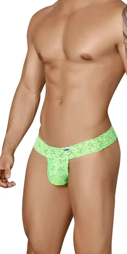 Candyman 99315 Peek A Boo Thongs Green