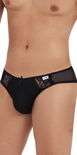 Candyman 99538 Sexy Lace Jockstrap Black