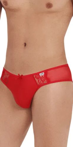 Candyman 99538 Sexy Lace Jockstrap Red