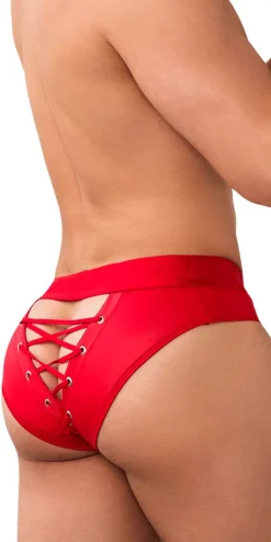 Candyman 99641 Shorty Briefs Red