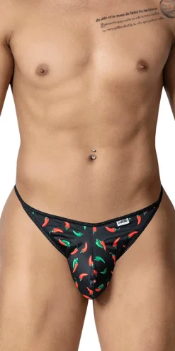 Candyman 99875 Thongs Black Print