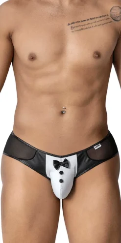 Candyman 99919 Tuxedo Briefs Black-white