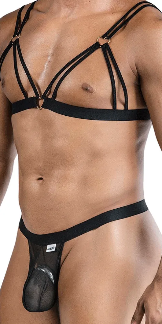 Candyman 99838 Two Piece Outfit Black