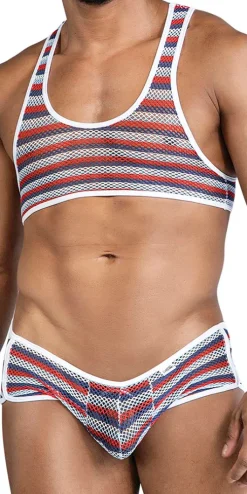 Candyman 99859 Two Piece Outfit Stripes