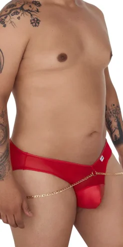 Candyman 99672x Chain Jock Briefs Red