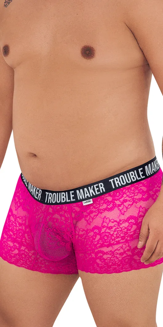 Candyman 99616x Trouble Maker Lace Trunks Pink