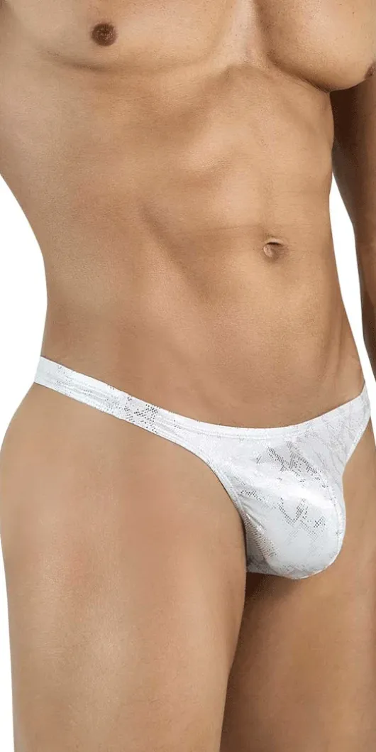 Clever 2063 Diamond Thongs Silver