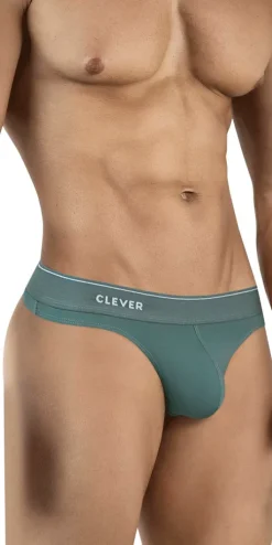 Clever 2044 Mendoza Thongs Green