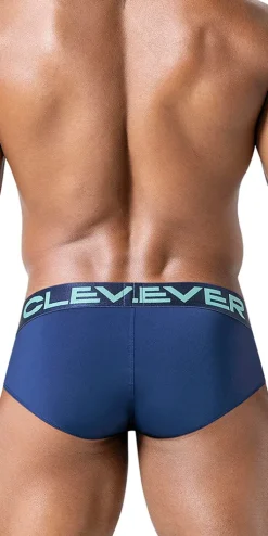 Clever 519968 3pk Australian Latin Briefs Beige-blue-green