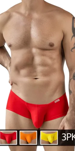 Clever 229959 3pk Australian Latin Trunks Multi-colored