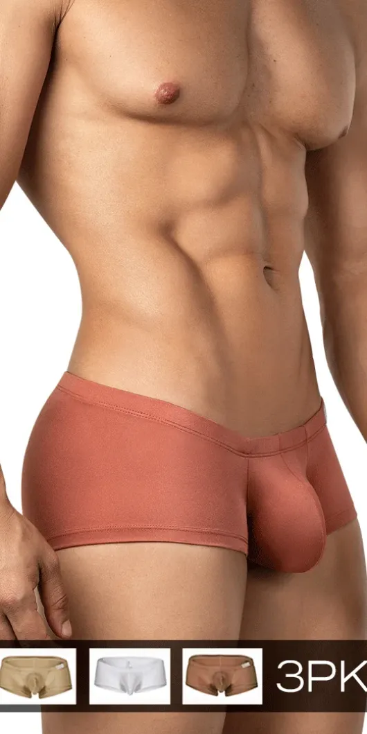 Clever 26069 3pk Australian Latin Trunks Multi-colored