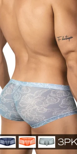 Clever 26067 3pk Australian Latin Trunks Multi-colored