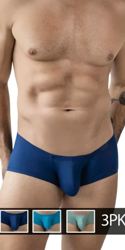 Clever 229962 3pk Australian Latin Trunks Multi-colored