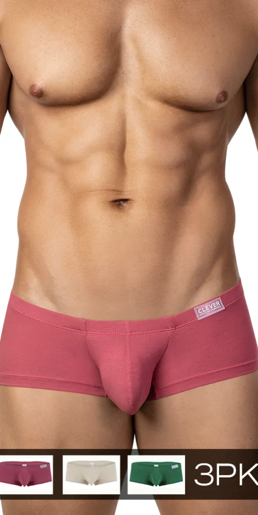 Clever 26066 3pk Australian Latin Trunks Multi-colored