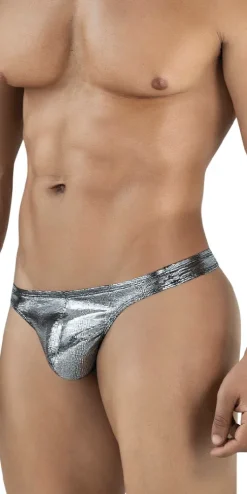 Clever 2072 Sparkles Thongs Black
