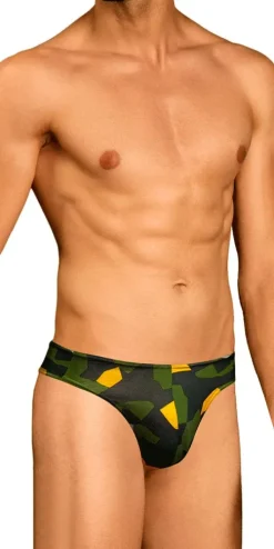DOREANSE 1303 Camosaic Thong in Camouflage Print