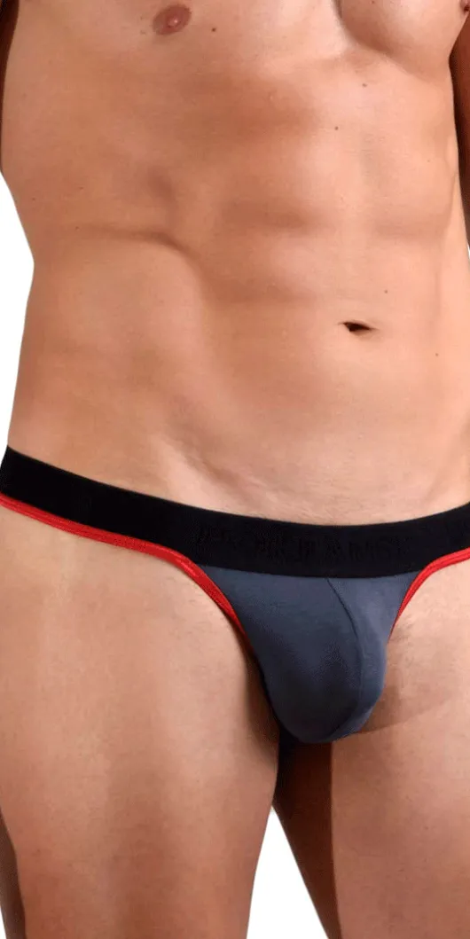 Doreanse 1012-chr Sexy Borderline Thongs Charcoal