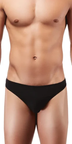 DOREANSE 1280 Hang-loose Thong In Black